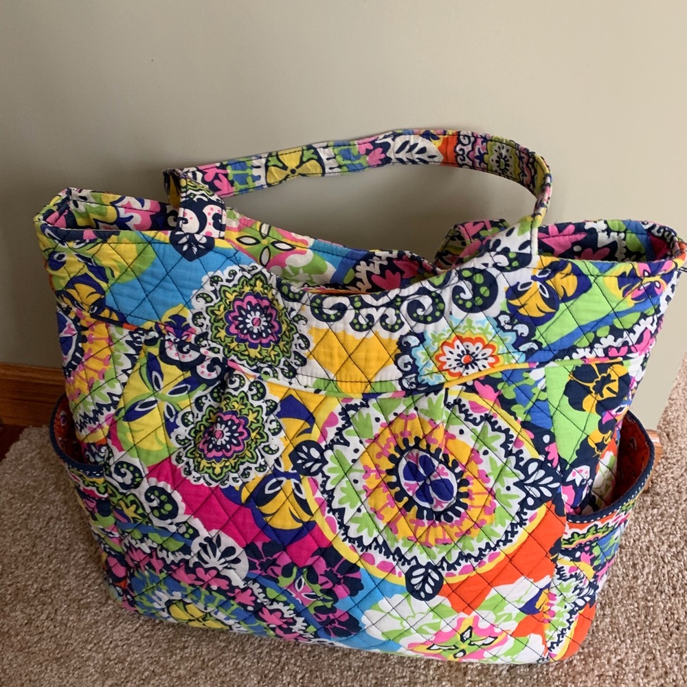Vera Bradley Large Tote Retired Rio Pattern
